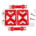 FUP-150 - FUSUNO Neon Red Tail Boom Support Rod(2mm) Trex 700